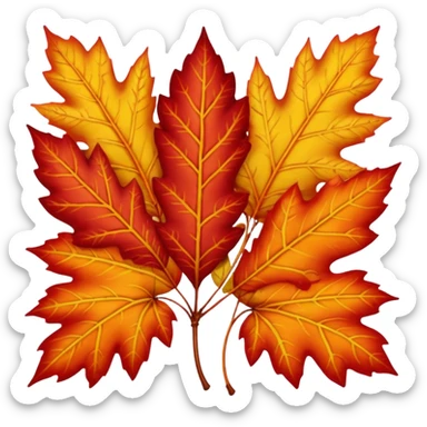 Autumn vibe sticker
