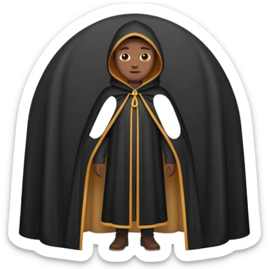 black Tall Oval Narrow Pop up one person standing tent  sticker