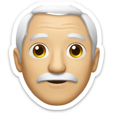 Moldavian grandpa  sticker