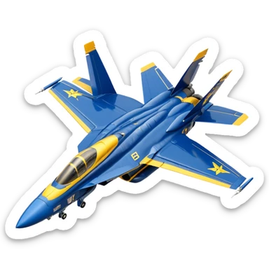 US Navy Blue Angels f/a-18 sticker