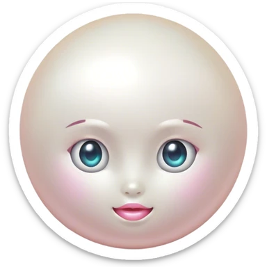 Beautiful pearl sticker