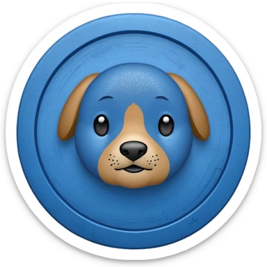 blue tick ✅ in circular form with a rough outer body  sticker