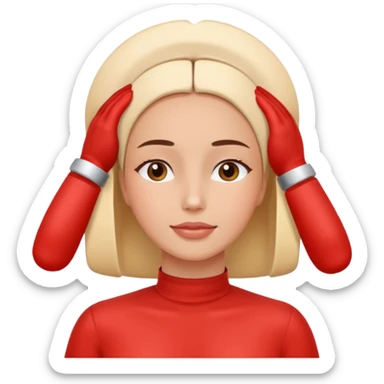 Queen Head massage sticker