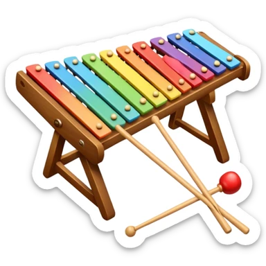Xylophone sticker
