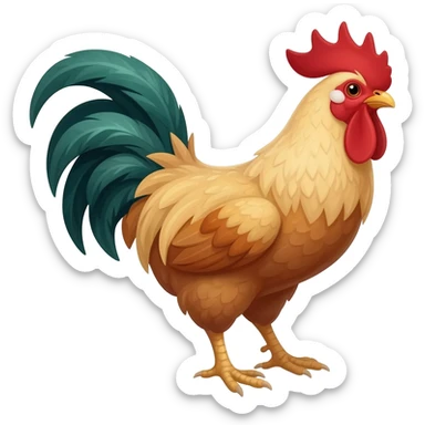 Cock sticker