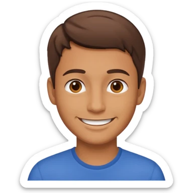 Man flashing sticker