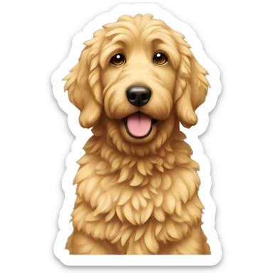 Labordoodle golden sticker