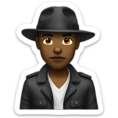 47 noblood Gangster sticker