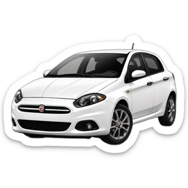Fiat bravo 2016 branco sticker