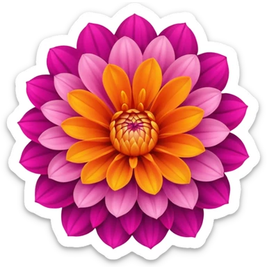 Dahlia sticker