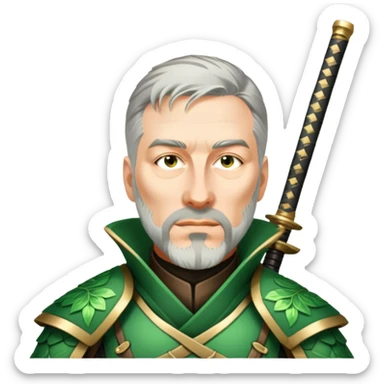 Emerald Samurai sticker