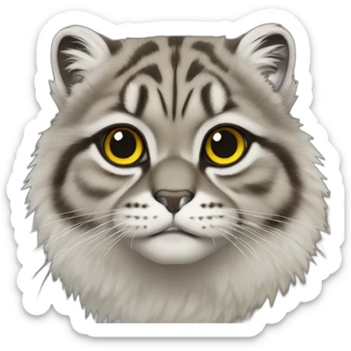 Pallas cat sticker