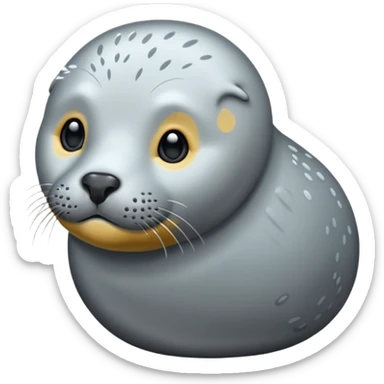 grey seal sticker