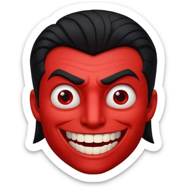 alastor smile sticker