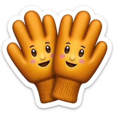 Fuzzy Gloves sticker