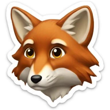 fox peeks sticker