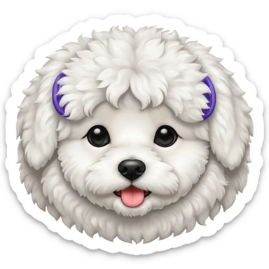 bichon sticker