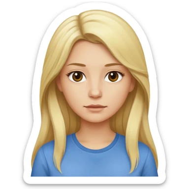 blonde long hair dog with shirt sticker