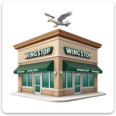 Wingstop restaurant  sticker