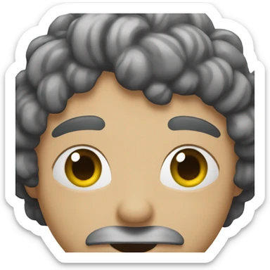 ladron con mascara sticker