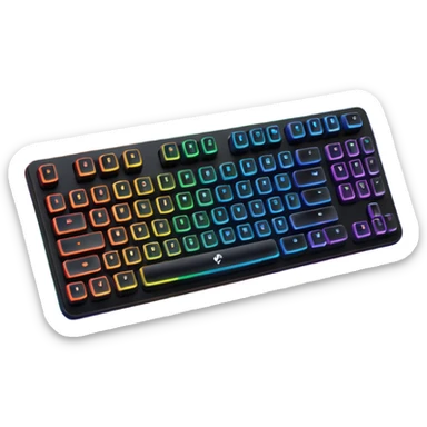 RGB keyboard sticker
