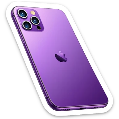 iPhone 15 pro max Purple  sticker
