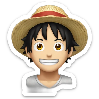 Luffy sur ussop sticker