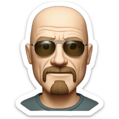 heisenberg-real-life sticker