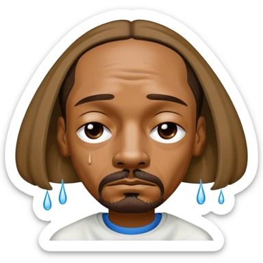 Snoop dog crying sticker