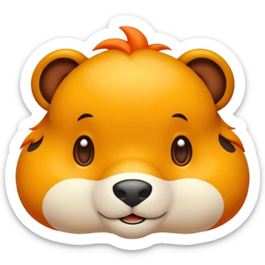 Faça um dálmata colorido que seja as pintas do dálmata que seja o cachorro dálmata sticker