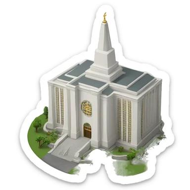 LDS Temple sticker