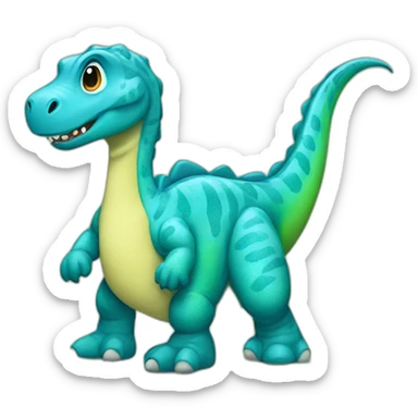 pijama dinosaur sticker