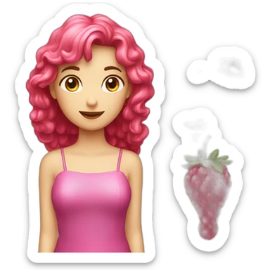 Fraise framboise myrtille sticker