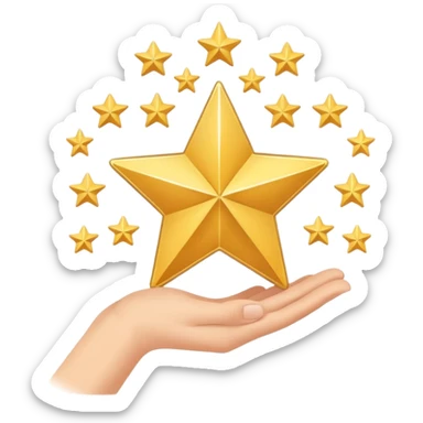 Make me a flat icon to show "How real parents rate this" sticker