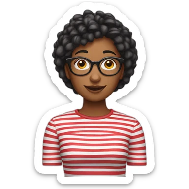 female wheres wally sticker