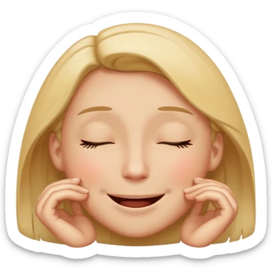 Happy and emotional which is like indescribable sticker