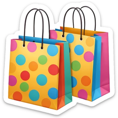 bolsas de compras sticker