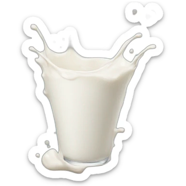 milk spilling sticker