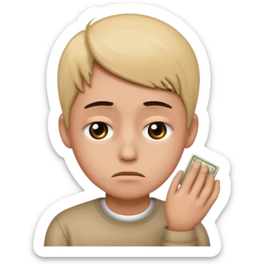 to bee broke dont have any money sticker