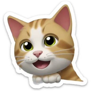 Cat in a Mazda cx5 sticker