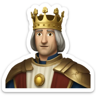 King Baldwin iv sticker