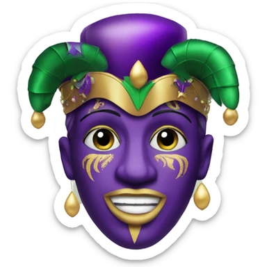 Mardi Gras  sticker