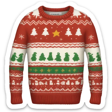 sweater christmas  sticker