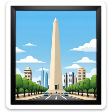 Obelisco argentina  sticker