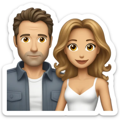 Jennifer Lopez and Ben affleck sticker
