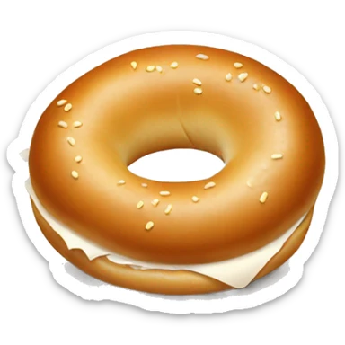 Bagel sticker