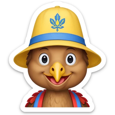 turkey ukraine flag sticker