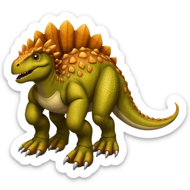 Dinosaur's Feet sticker