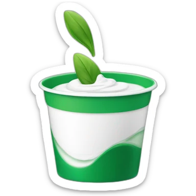 Activia yogurt sticker