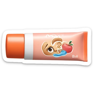 Lip balm ￼ sticker